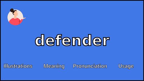 defender übersetzt|defender meaning in text.